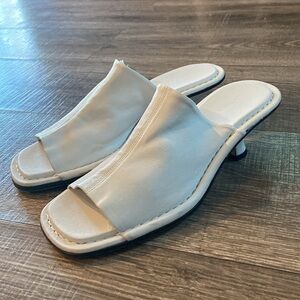 BY FAR Leather Sandals - Size 37